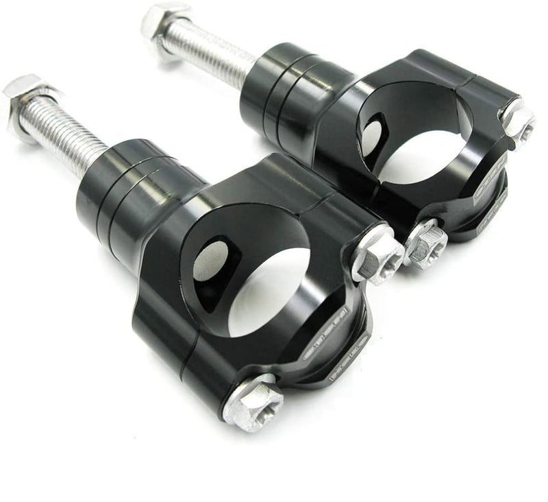 OTOM Motorcycle Handlebar Clamp CNC Aluminum Alloy Bar Clamps 28mm or 1 18 For WR KXF FE FC RMZ CRF Adjustable HandleBar Riser Black 12mm